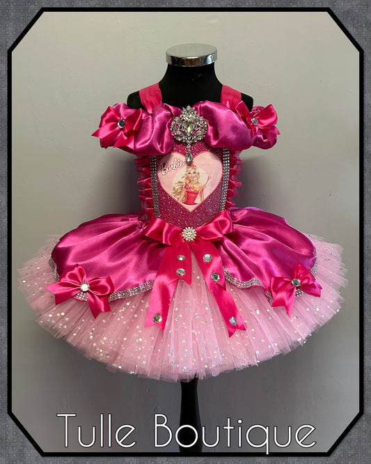 Barbie girl ballgown tutu dress