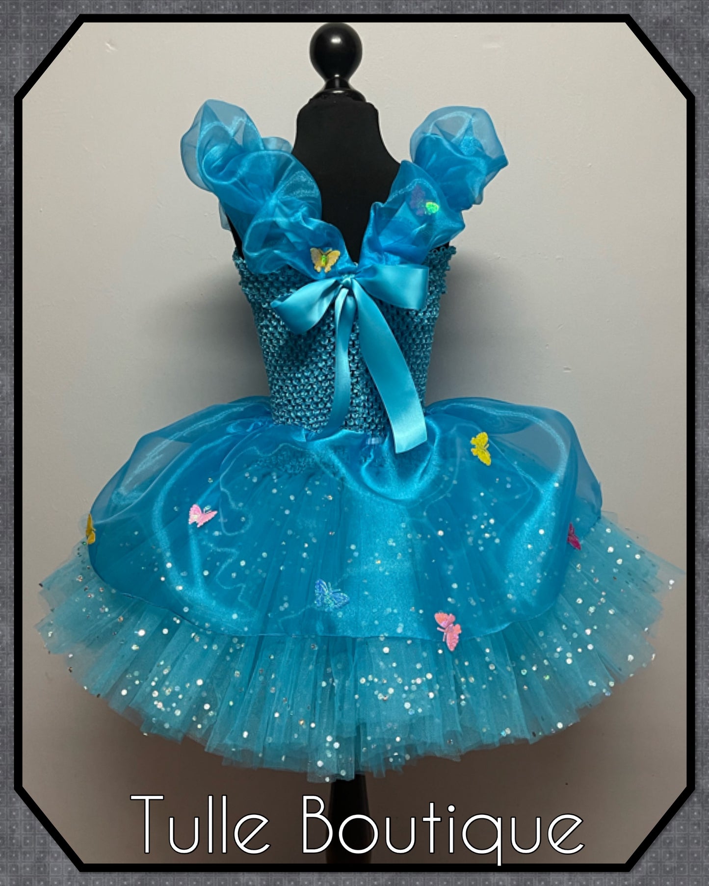 Cinderella butterfly Princess ballgown tutu dress