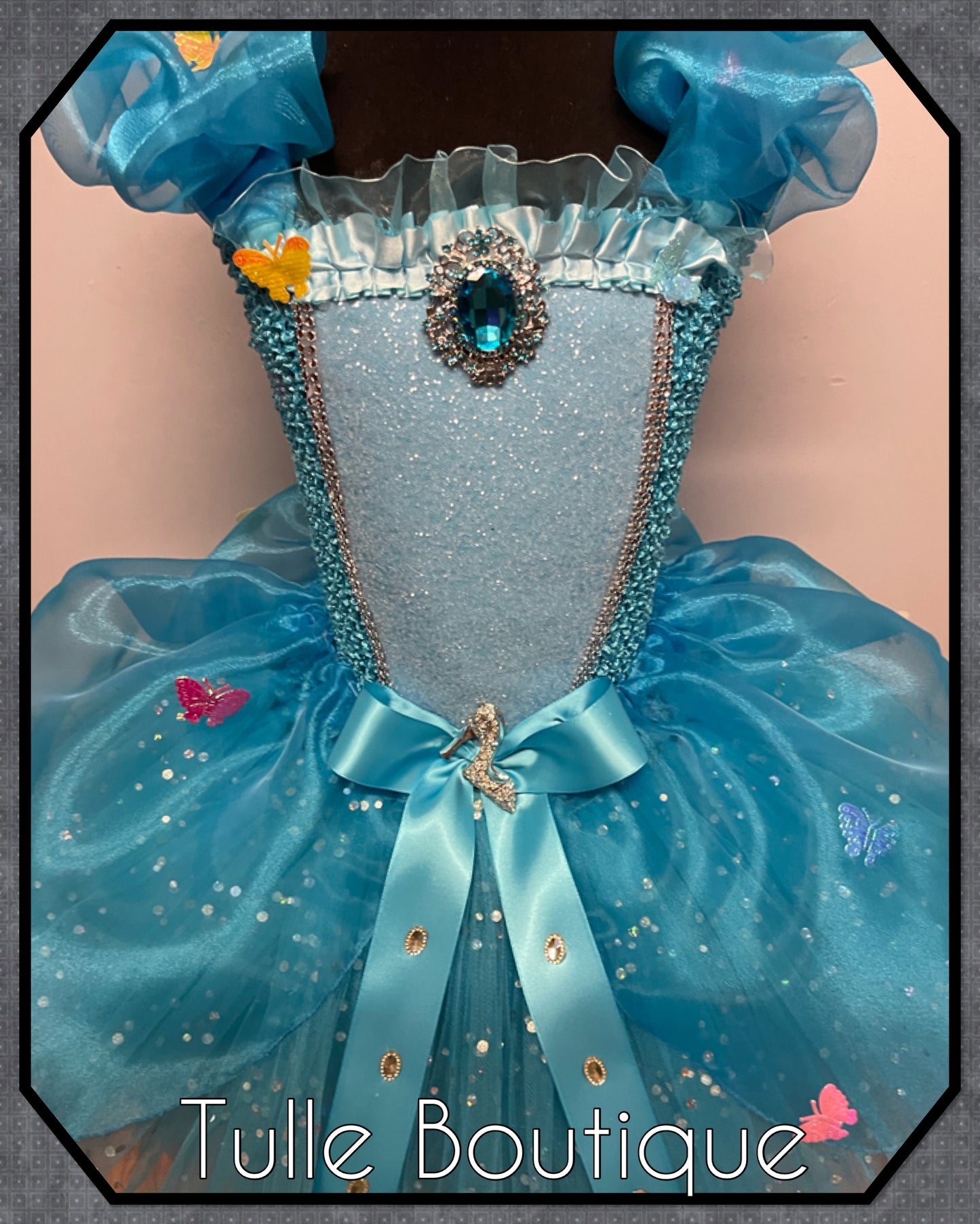 Cinderella butterfly Princess ballgown tutu dress