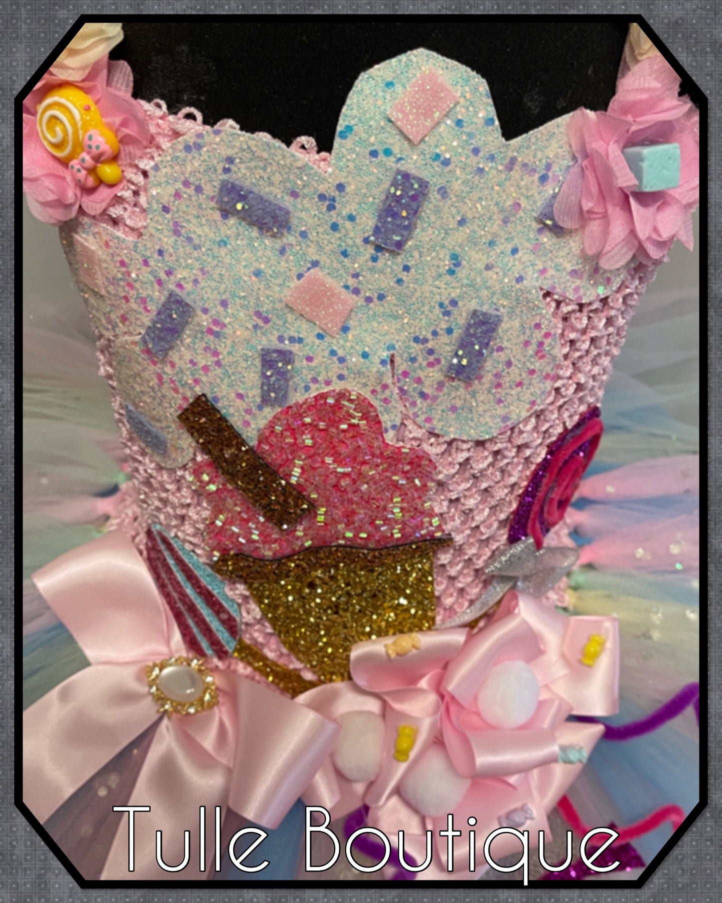 Candyland sweet birthday party tutu dress
