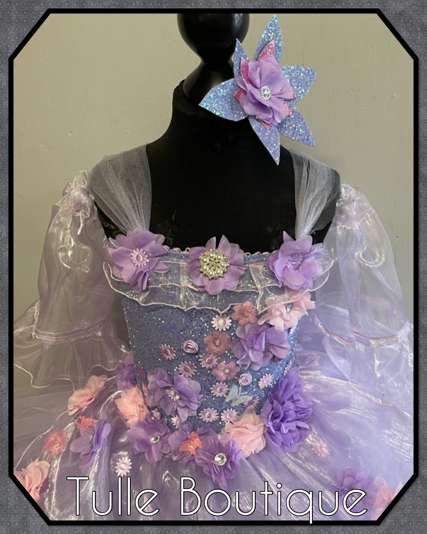 Encanto Isabela madrigal floral birthday tutu dress