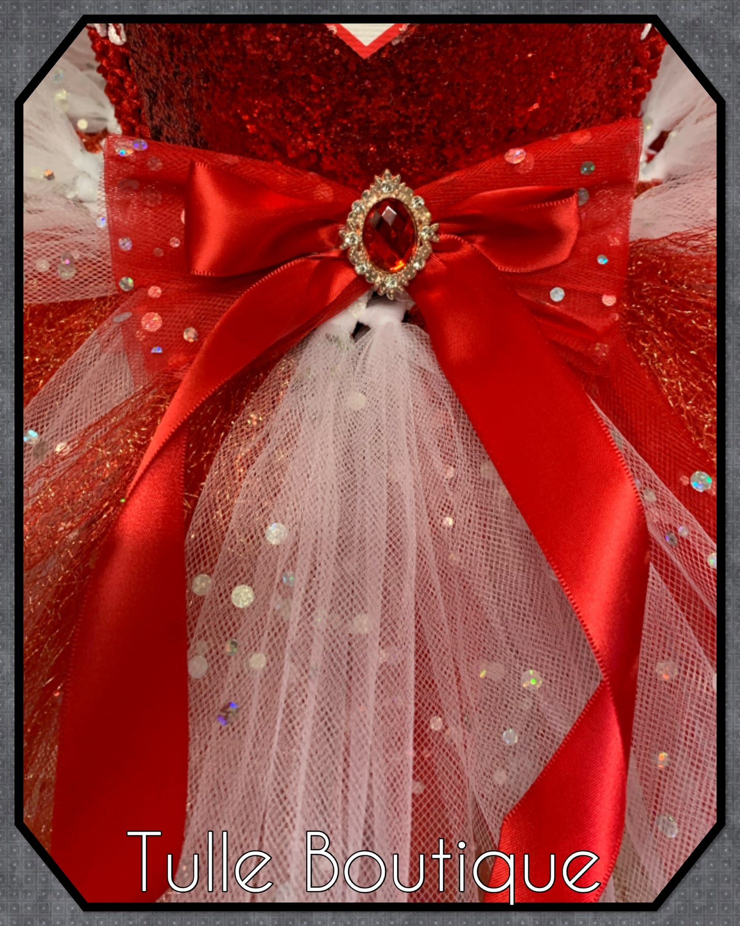 Candy Cane Princess Christmas tutu dress