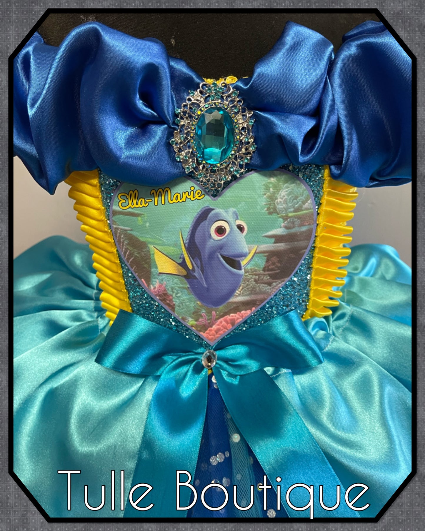Dory fish Princess ballgown tutu dress